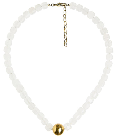 Alison Square - Quartz Beaded Necklace - Lisi Lerch