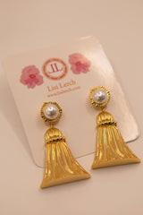Annie Pearl Tassel Earring -Sample Sale- Final Sale - Lisi Lerch