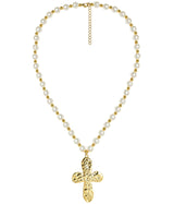 Ashton Cross Necklace - 18k Gold Plated - Lisi Lerch