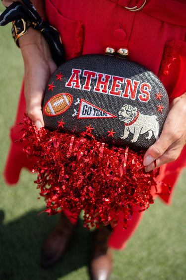 Athens- Embroidered Clutch - Lisi Lerch