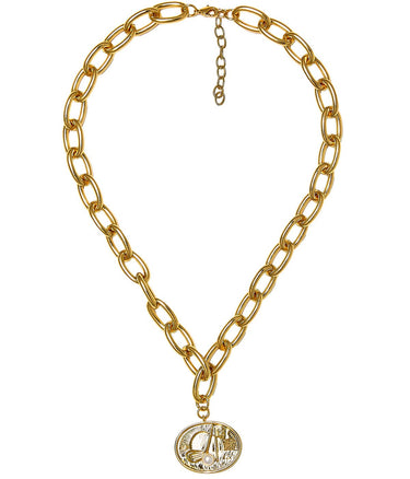 Augusta Golf Pendant Necklace - 18k Gold Plated - Lisi Lerch