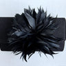 Avery Clutch - Black - Feather - Lisi Lerch