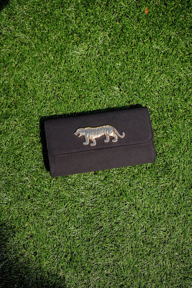 Avery Clutch - Black - XL Gold Charms - Lisi Lerch