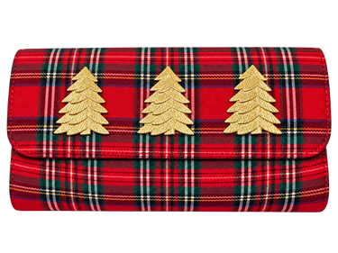 Avery Clutch - Red Plaid - Lisi Lerch