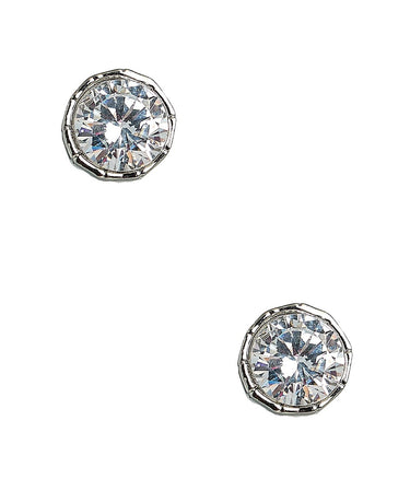 Bamboo Baby Bezel Stud - 18k Gold Plated - Lisi Lerch