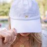 Baseball Hat - Gold Flag Charm - Lisi Lerch