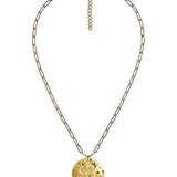 Beach Tag Charm Necklace – 18k Gold Plated - Lisi Lerch