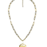 Beach Tag Charm Necklace – 18k Gold Plated - Lisi Lerch