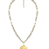 Beach Tag Charm Necklace – 18k Gold Plated - Lisi Lerch