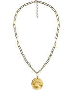 Beach Tag Charm Necklace – 18k Gold Plated - Lisi Lerch