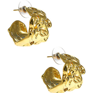 Belinda - Textured 18k Gold Plated Hoop Earring - Meeghan Mullin Collection - Lisi Lerch