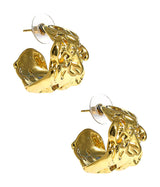 Belinda - Textured 18k Gold Plated Hoop Earring - Meeghan Mullin Collection - Lisi Lerch