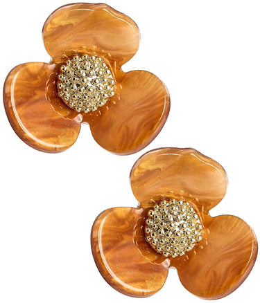 Bell Acrylic Flower Earring - Lisi Lerch