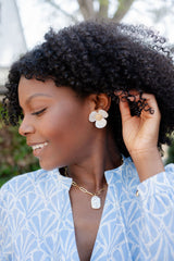 Bell Acrylic Flower Earring - Lisi Lerch