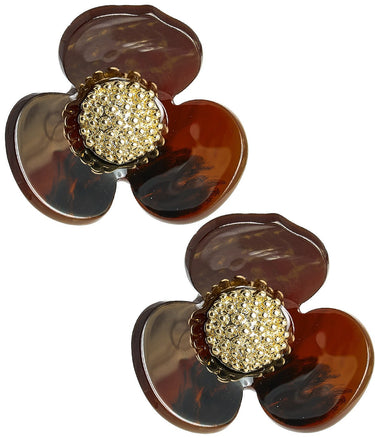 Bell Acrylic Flower Earring - Lisi Lerch