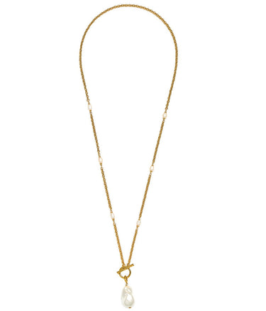 Betsy Necklace - 18k Gold Plating and Freshwater pearls - Lisi Lerch