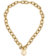 Betty Cotton Pearl Chain Necklace - Lisi Lerch