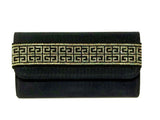 Black Avery-Gold Black Greek Key Band- Sample Sale- Final Sale - Lisi Lerch