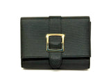Black Faille Janie with Gold Buckle- Sample Sale- Final Sale - Lisi Lerch