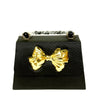 Black Lulu-Black Handle- Gold Bow- Sample Sale- Final Sale - Lisi Lerch