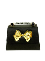 Black Lulu-Black Handle- Gold Bow- Sample Sale- Final Sale - Lisi Lerch