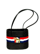 Black Medium Charlotte with Red/Whte/Blue Flat Bow/Elephant- Sample Sale- Final Sale - Lisi Lerch