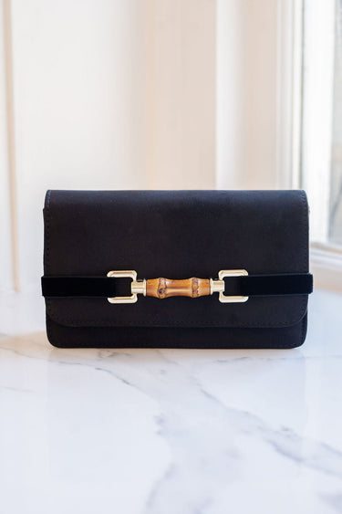 Black Ruby Suede - Velvet Band - Long Toggle - Lisi Lerch