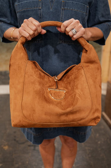 Blair Shoulder Hobo- Faux Suede - Lisi Lerch