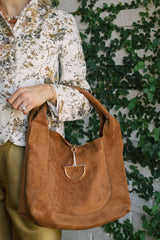 Blair Shoulder Hobo- Faux Suede - Lisi Lerch
