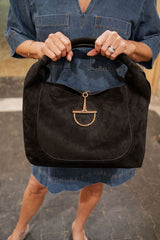 Blair Shoulder Hobo- Faux Suede - Lisi Lerch