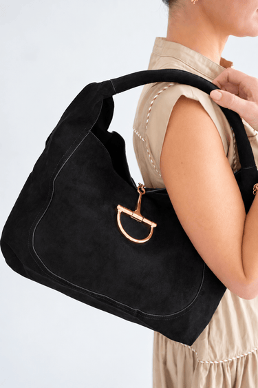 Blair Shoulder Hobo- Faux Suede - Lisi Lerch