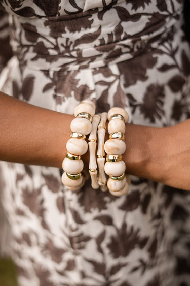 Bone Bracelet Stack - Lisi Lerch