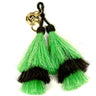 Bright Green and Black Tassel -Sample Sale- Final Sale - Lisi Lerch