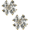 Catherine - Clover Stone Stud Earring - 18k Gold Plated - Darby Clark Collection - Lisi Lerch
