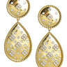 Celeste Earring - Gold and Rhinestone - 18k Gold Plated - Lisi Lerch