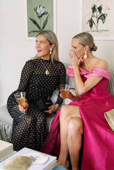 Celeste Earring - Gold and Rhinestone - 18k Gold Plated - Lisi Lerch