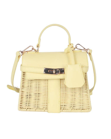 Celine Wicker Handbag - Pastel - Lisi Lerch