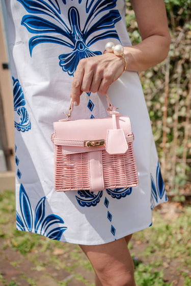 Celine Wicker Handbag - Pastel - Lisi Lerch