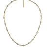 Chloe Bezel Necklace - 18k Gold Plated - Darby Clark Collection - Lisi Lerch
