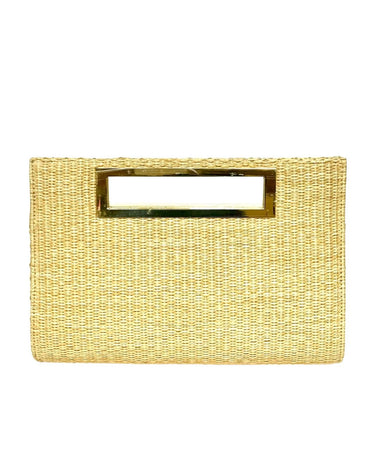 Chloe Straw Clutch- Sample Sale- Final Sale - Lisi Lerch
