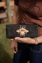 Colette - Black - Gold Adornments - Lisi Lerch