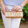 Colette Clutch - Embroidered Applique - Gold - Lisi Lerch