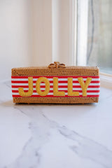 Colette Clutch - Embroidered Applique - Holiday - Lisi Lerch