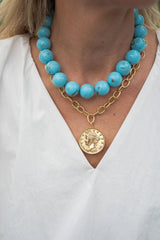 Colette - Vintage Coin - 18k Gold Plated - Lisi Lerch
