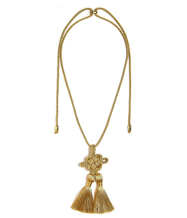 Connie Rope Tassel Adjustable Necklace - Lisi Lerch