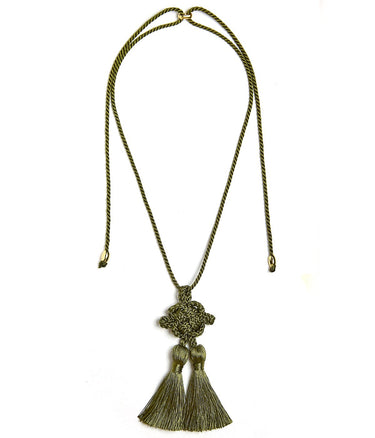 Connie Rope Tassel Adjustable Necklace - Lisi Lerch