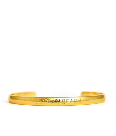 Cuff - Beach Tag - 18k Gold Plated - Lisi Lerch