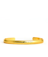 Cuff - Beach Tag - 18k Gold Plated - Lisi Lerch
