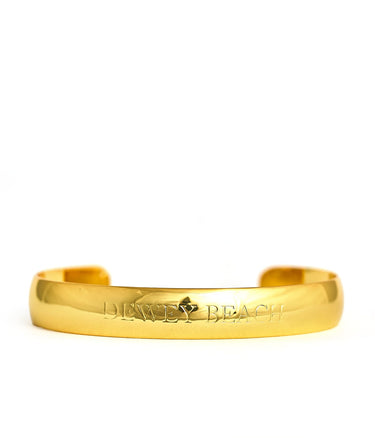 Cuff - Beach Tag - 18k Gold Plated - Lisi Lerch