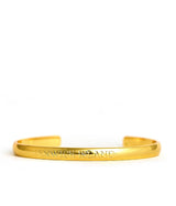 Cuff - Beach Tag - 18k Gold Plated - Lisi Lerch